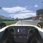 Simraceway Brno McLaren MP4-29 2014 Button 22 cockpit start-finish