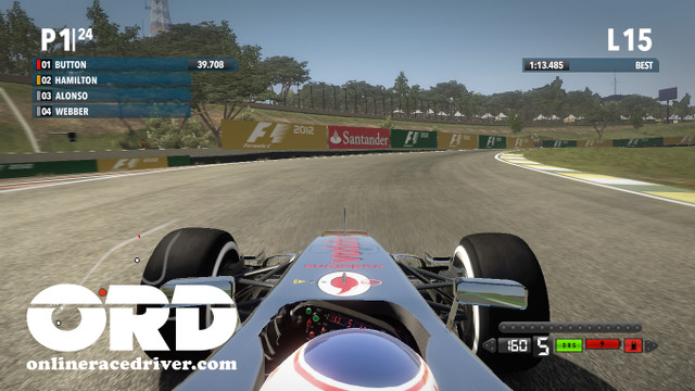 F1 2012 Brazil Interlagos - into Laranjinha