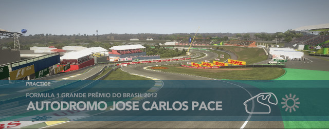 Codemasters' F1 2012 at the Brazilian Grand Prix