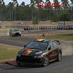 Automobilista Motorsports Simulator RallyCross Mitsubishi Lancer RX Tykki with AMS logo