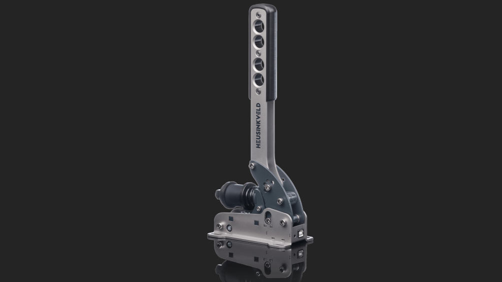 The new Heusinkveld Sim Handbrake introduced for sim racers