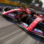 F1 24 Update 1.5 adds support for more sim racing wheels, and the current Ferrari livery