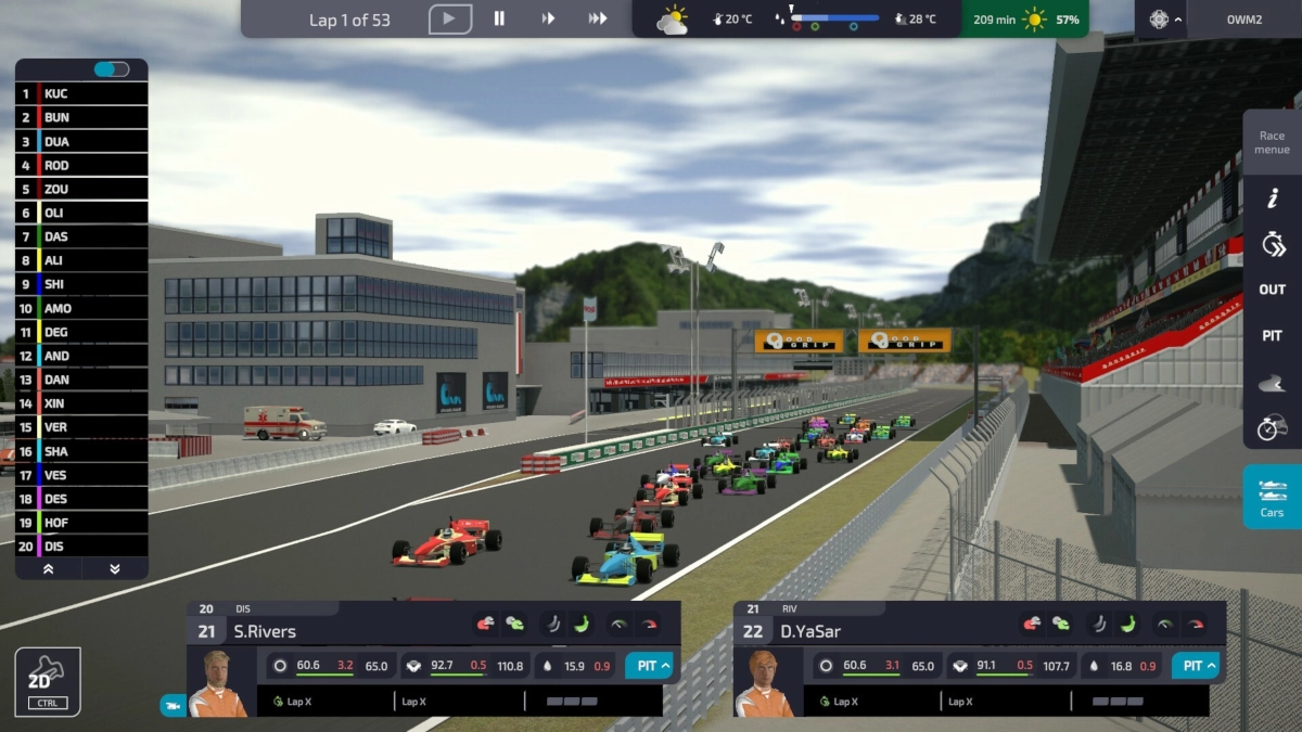 Open Wheel Manager 2 gets a full release on Steam with the arrival of update v1.0